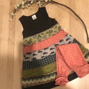 Matilda Jane Jumping Wendy Dress w/ leggings 8